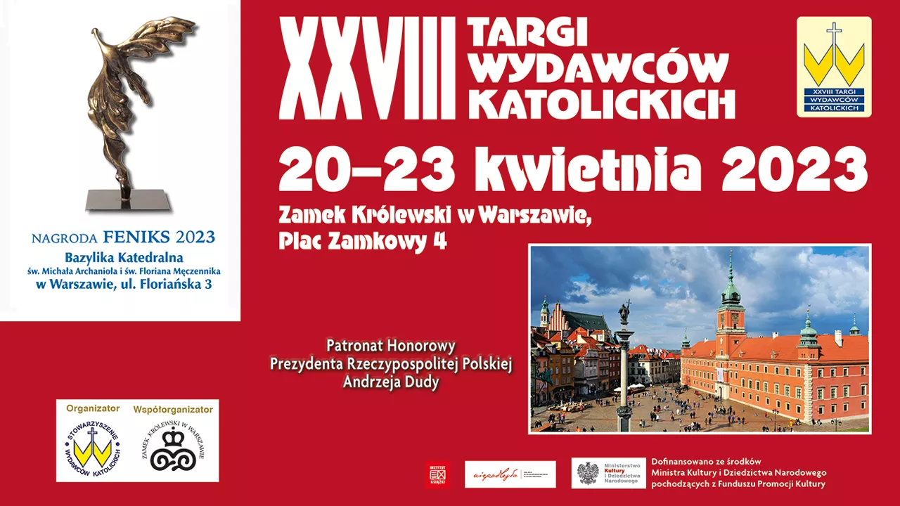 28. edycja TWK  w Warszawie. Znamy tegorocznych laureatów Nagrody Stowarzyszenia Wydawców Katolickich "Feniks"